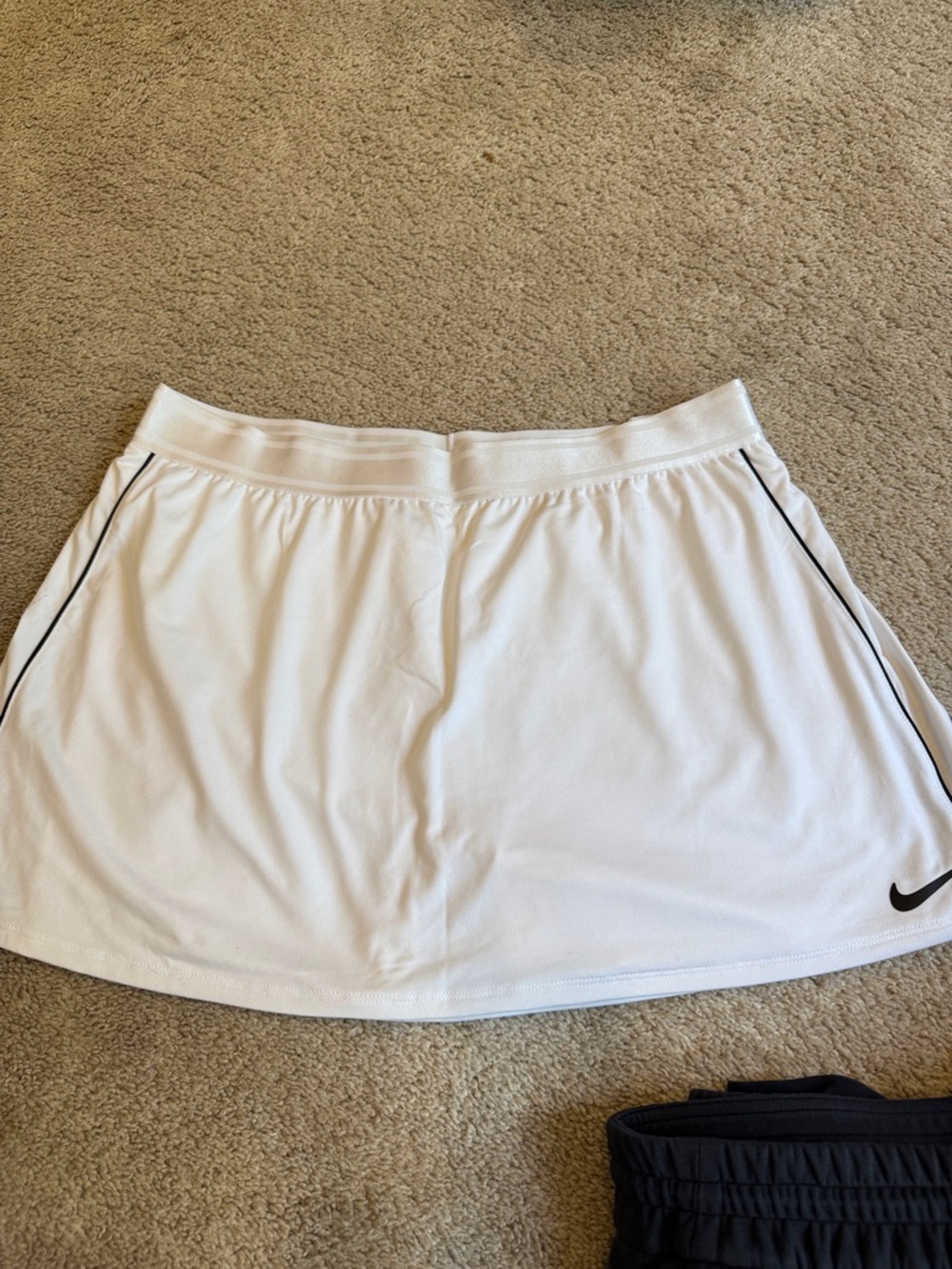 Nike White Skort with Black Accents